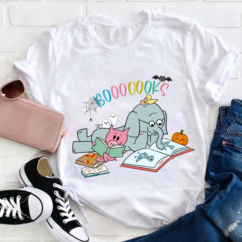Booooooks Teacher T-Shirt