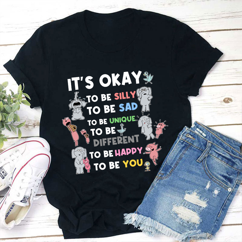It's Ok To Be Different Teacher T-Shirt