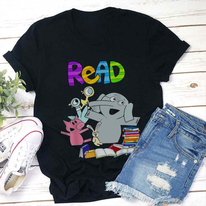 Happily Read Teacher T-Shirt