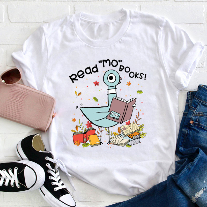Read Mo Books Kids Teacher T-Shirt