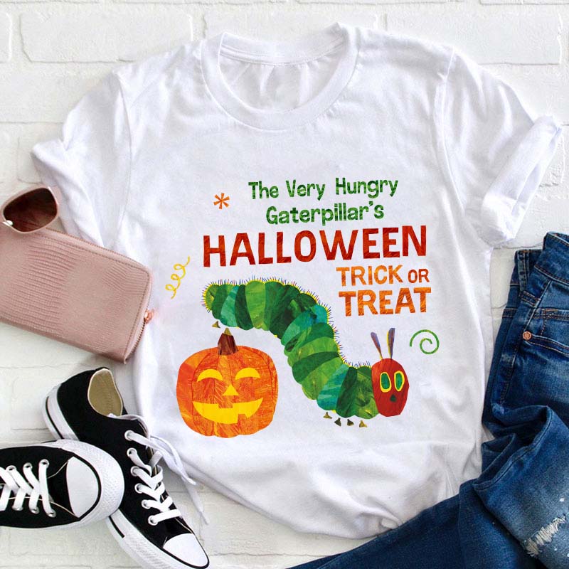 Halloween Trick Or Treat Teacher T-Shirt