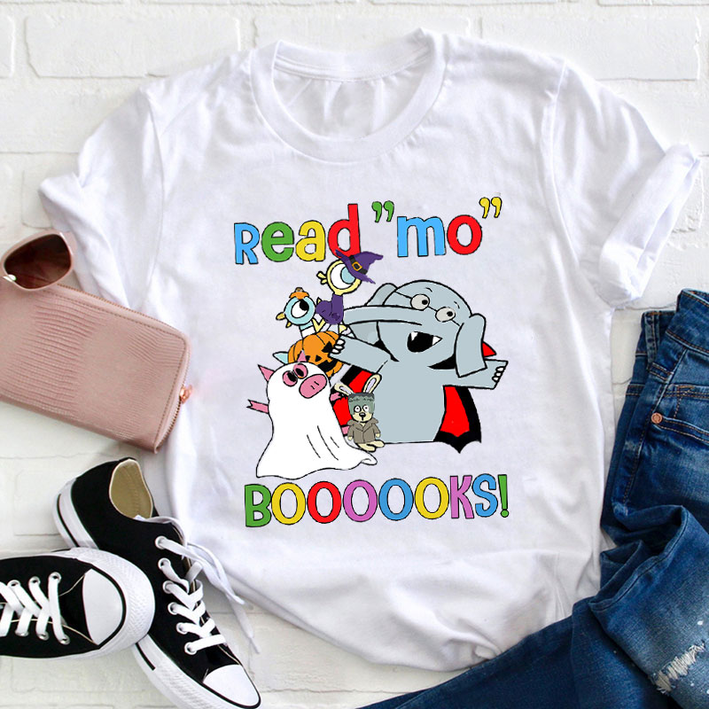 Read Mo Boooooks Teacher T-Shirt