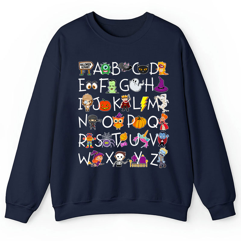Halloween Alphabet Teacher Sweatshirt