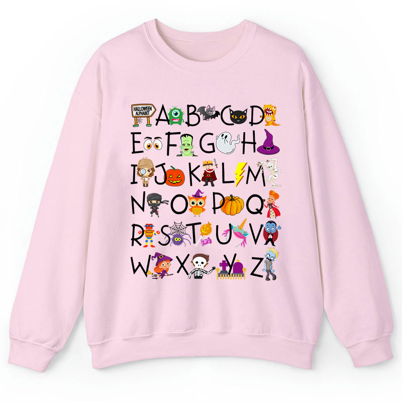 Halloween Alphabet Teacher Sweatshirt