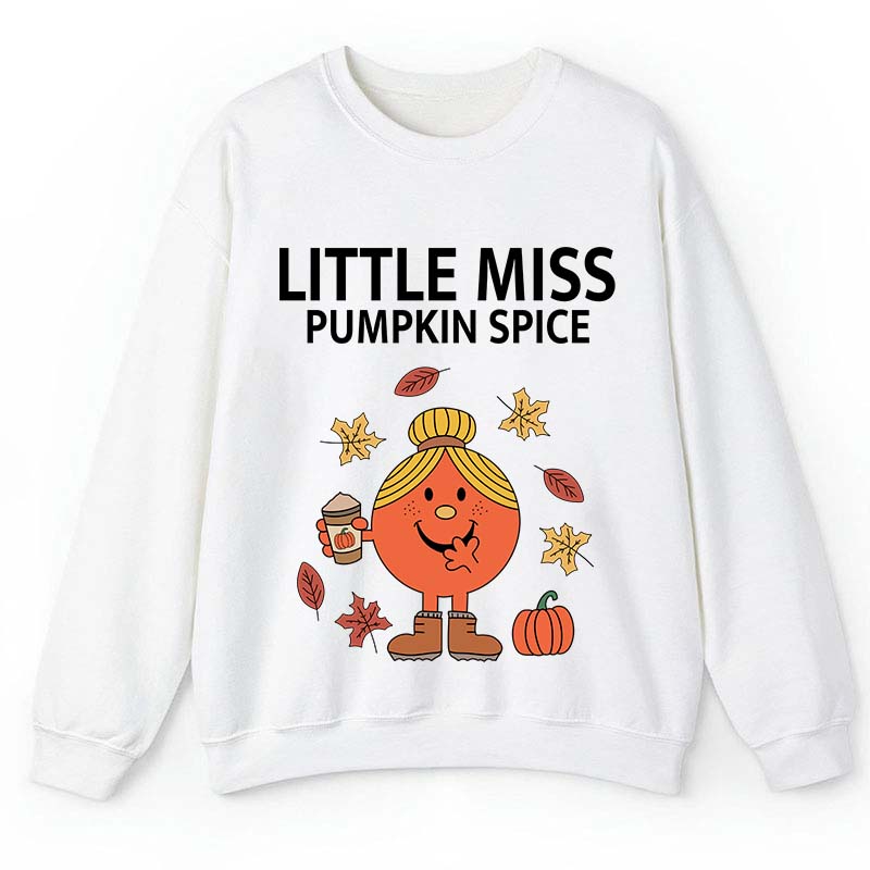 Little Miss Pumpkin Spice Teacher Sweatshirt