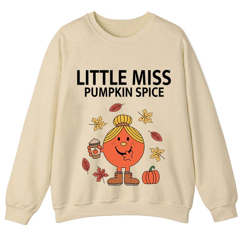Little Miss Pumpkin Spice Teacher Sweatshirt