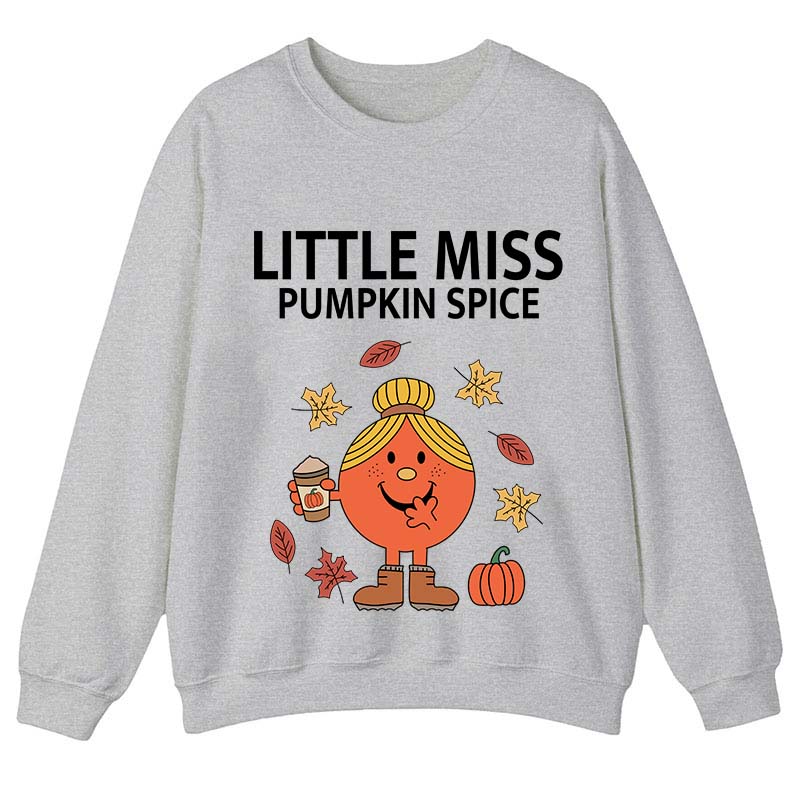 Little Miss Pumpkin Spice Teacher Sweatshirt