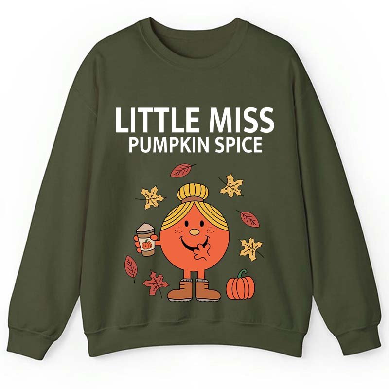 Little Miss Pumpkin Spice Teacher Sweatshirt