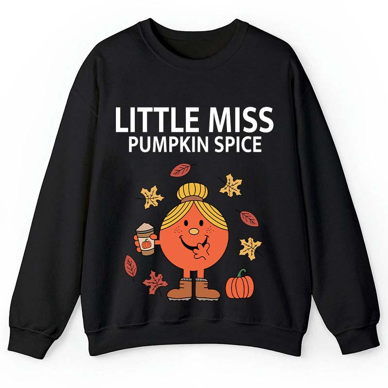 Little Miss Pumpkin Spice Teacher Sweatshirt