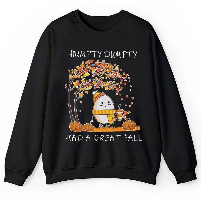 Humpty Happy Autumn Happy Fall Teacher Sweatshirt