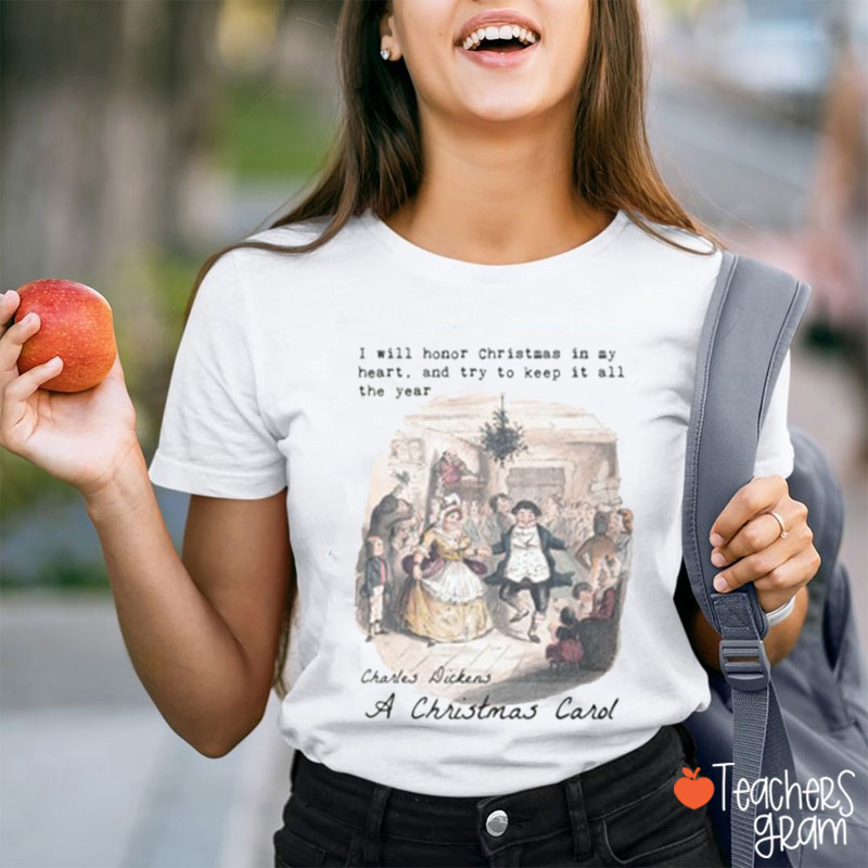 A Christmas Carol Classic Teacher T-Shirt