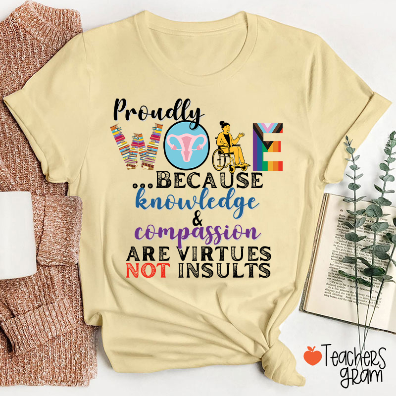 Proudly Woke Teacher T-Shirt