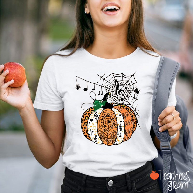 Music Teacher Halloween Teacher T-Shirt