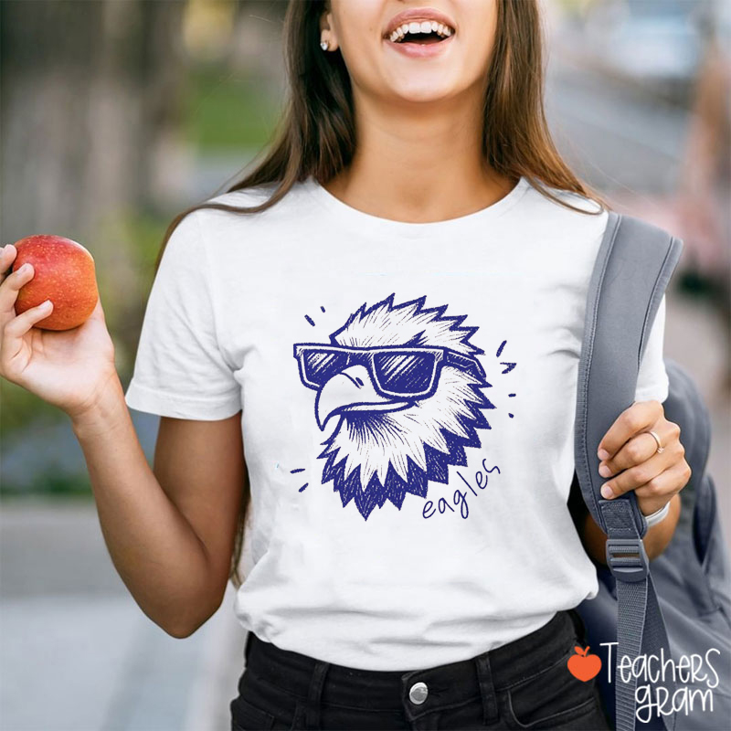 Personalized Mascot Hand Drawn Teacher T-Shirt