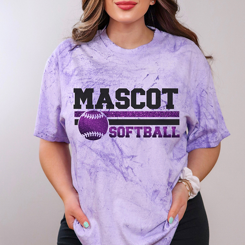 Personalized Mascot Sport Name And Number Teacher Printed Super Soft T-Shirt