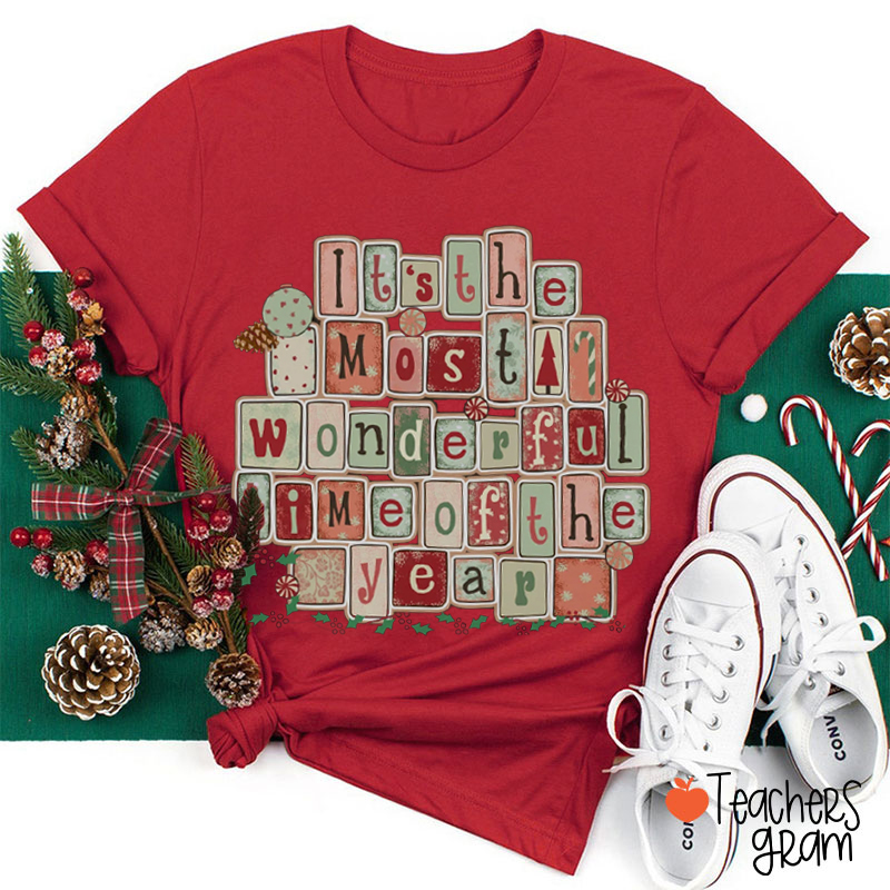 It's The Most Wonderful Time Of The Year Teacher T-Shirt