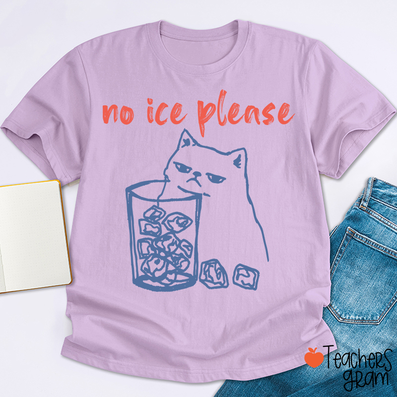 No Ice Please Teacher T-Shirt