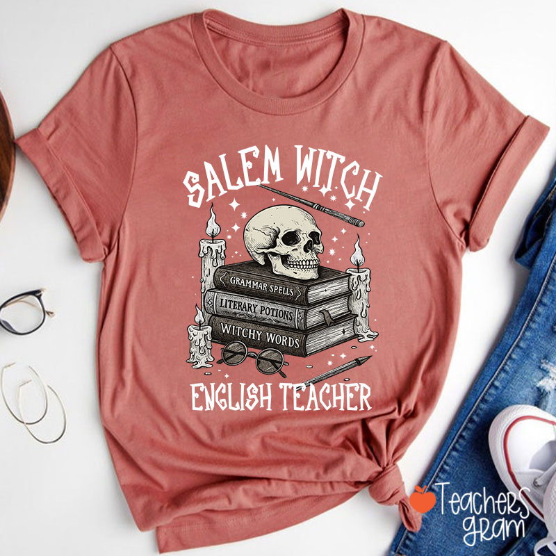 Salem Witch English Teacher Teacher T-Shirt
