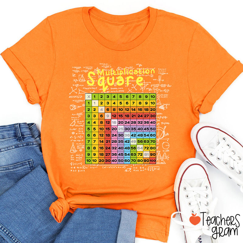 Number Multiplication Table Teacher T-Shirt