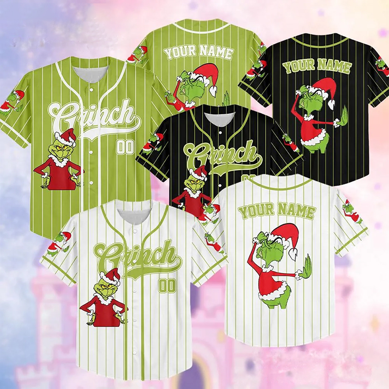 Personalized Name And Number The Green Guy Teacher Baseball Jersey