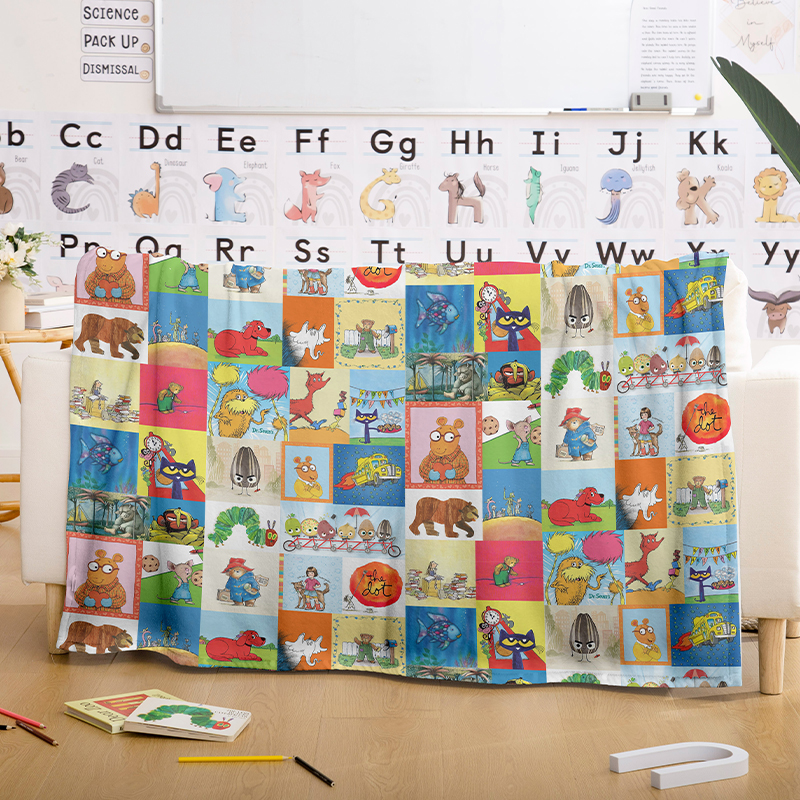 I Still Read Children's Books Teacher Blanket