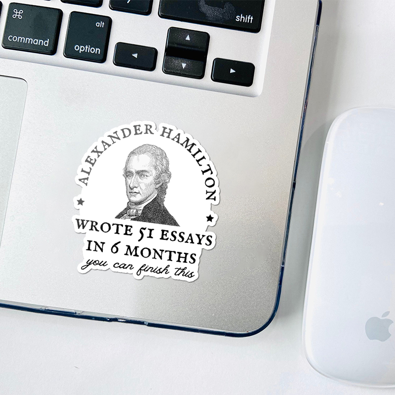 Wrote 51 Essays In 6 Months Teacher Stickers