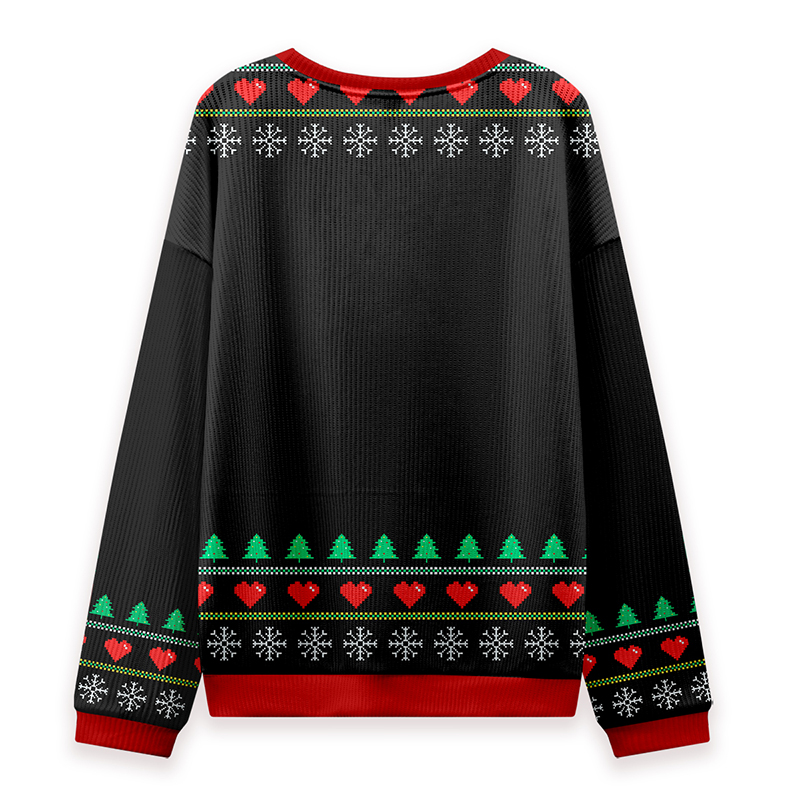 Merry Christmas Things Teacher Knit Sweatshirt