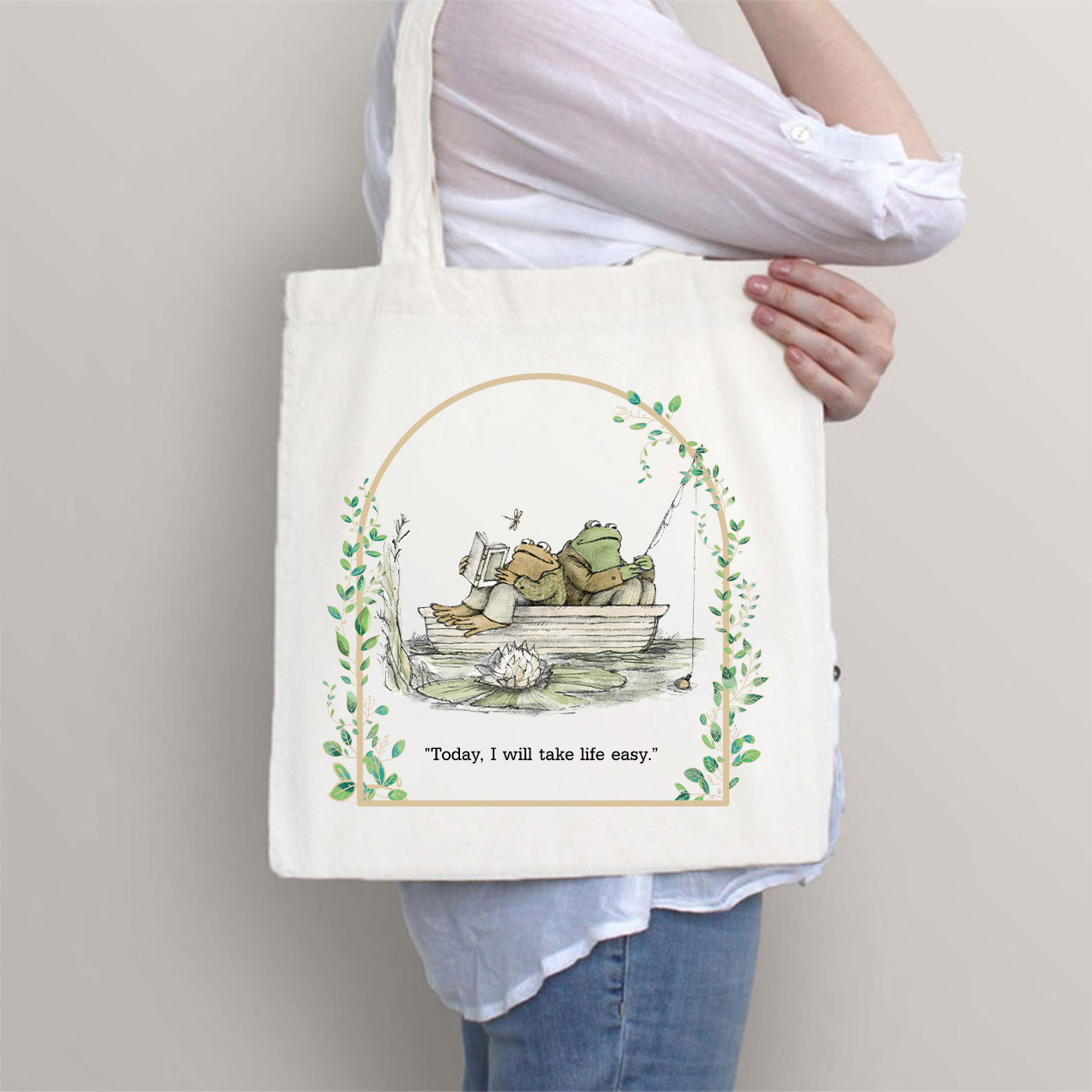 Today I Will Take Life Easy Tote Bag