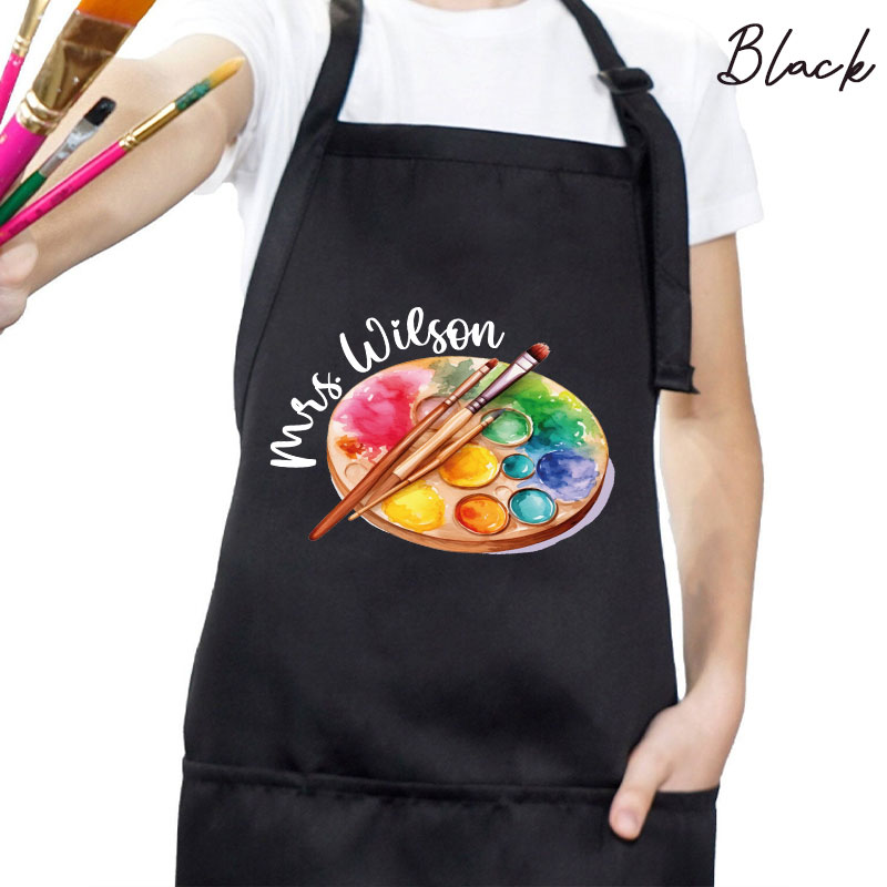 Personalized Artist Palette Apron