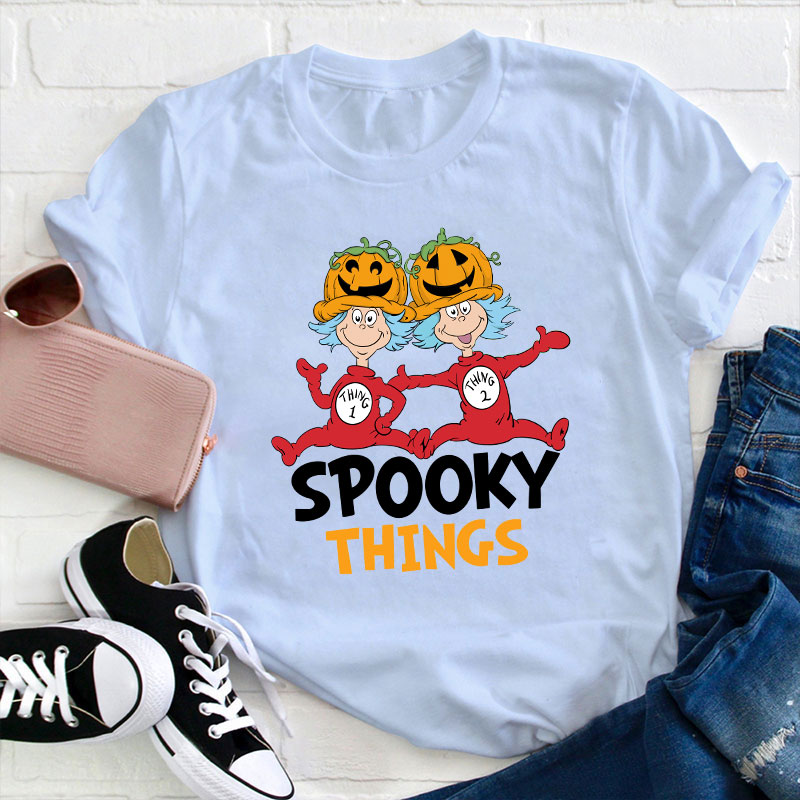 Spooky Things Teacher T-Shirt
