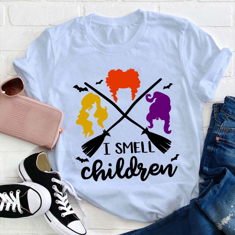 I Smell Children Halloween Witch T-Shirt