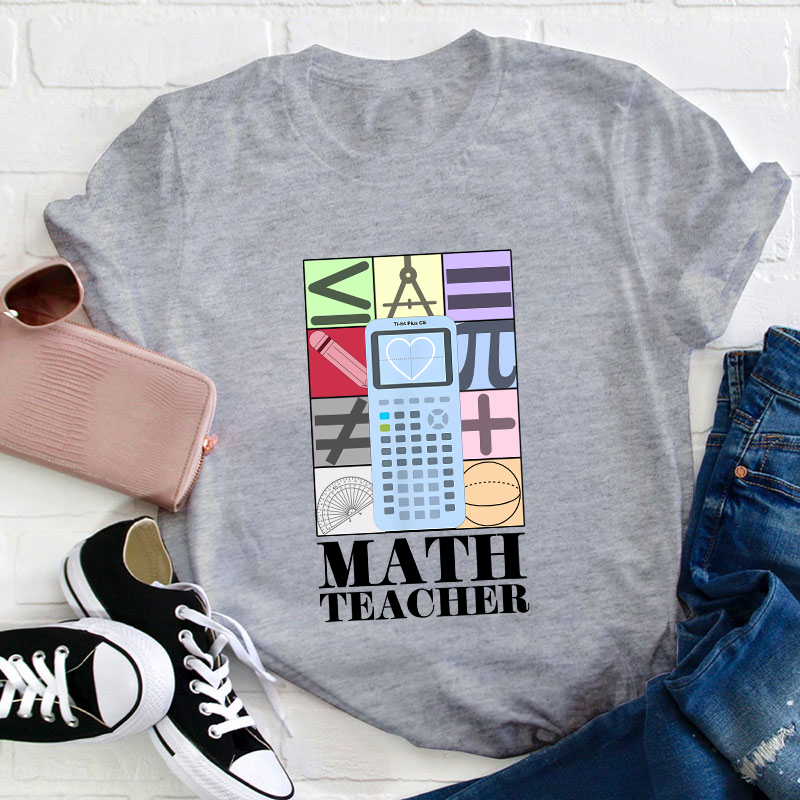 Calculator Math Teacher T-Shirt