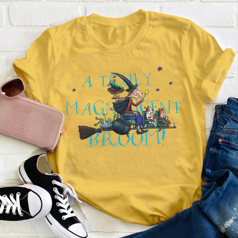 Room On The Broom Witch Teacher T-Shirt