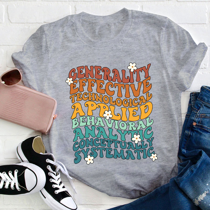 Technological Applied Teacher T-Shirt