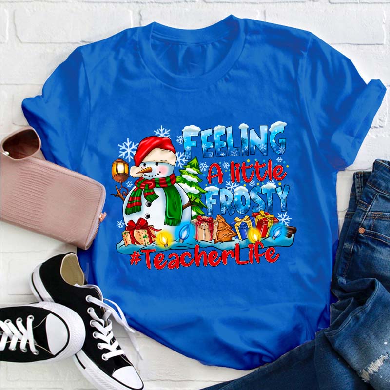 Feeling A Little Frosty Teacher T-Shirt