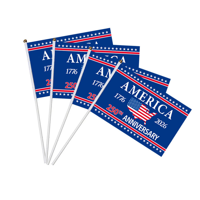America 1776-2026 250th Anniversary Teacher Handheld Flags