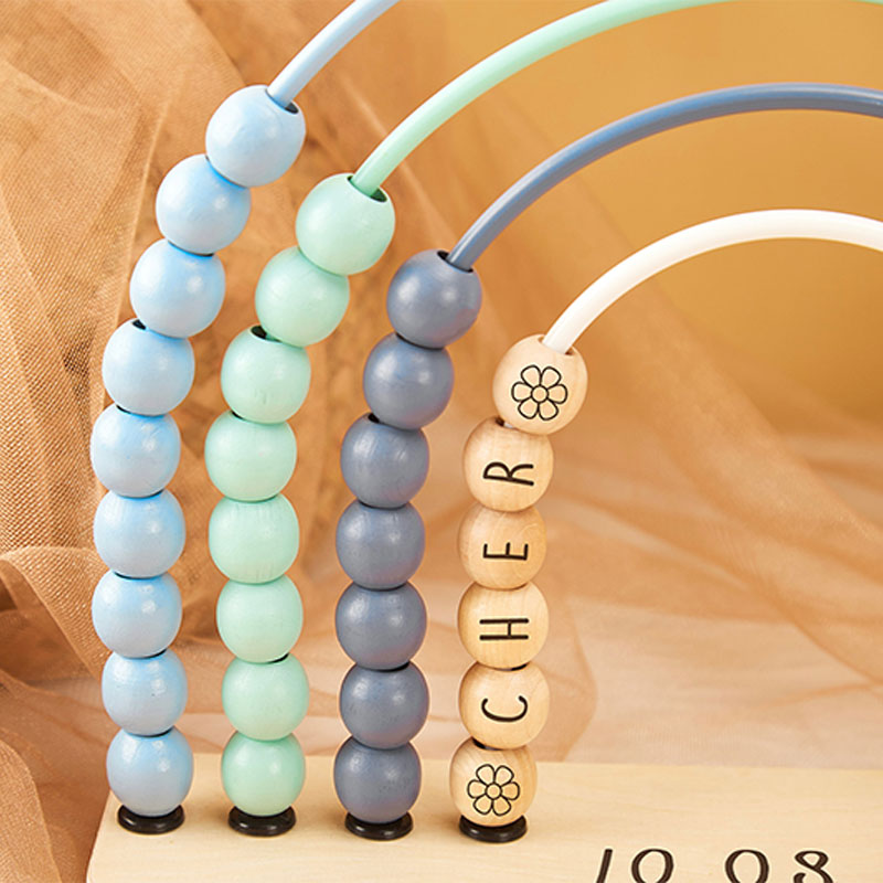Personalized Rainbow Teacher Abacus