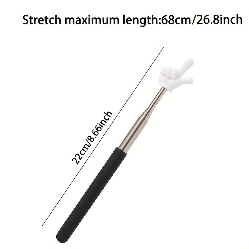 HweeWanX 4 Pcs Extendable Finger Pointer Stick, Mini