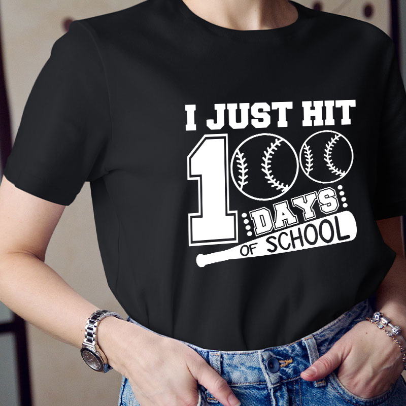 I Just Hit 100 Days Of School Teacher T-Shirt