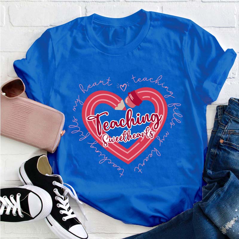 Teaching Sweethearts Teacher T-Shirt