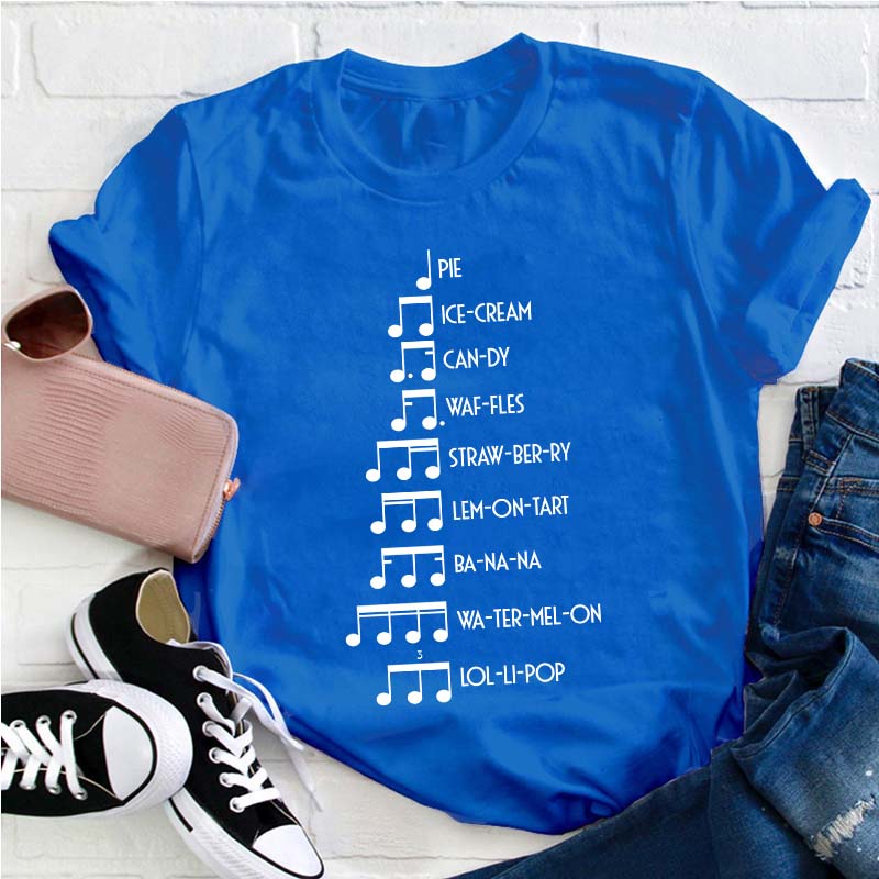 Musicians Orchestra Sheet Teacher T-Shirt