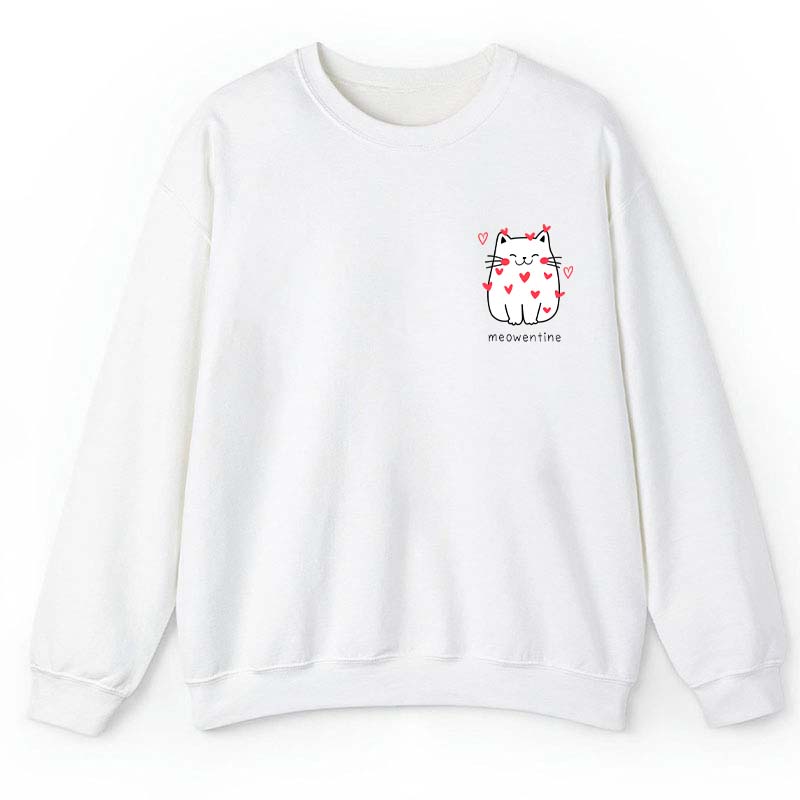 Meowentine Teacher Sweatshirt