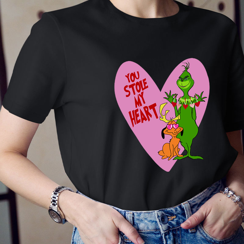You Stole My Heart Teacher T-Shirt