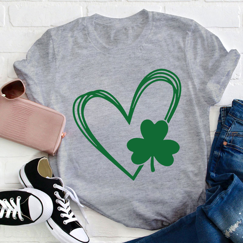 Love Clover Teacher T-Shirt