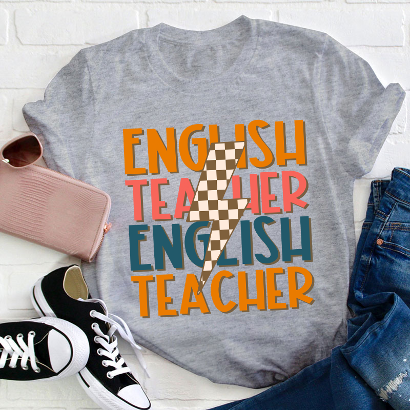 Lightning English Teacher T-Shirt