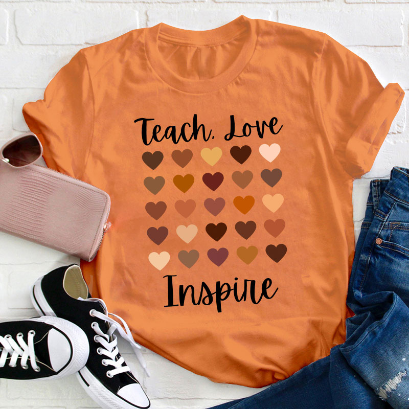 Teach Love Inspire Teacher T-Shirt