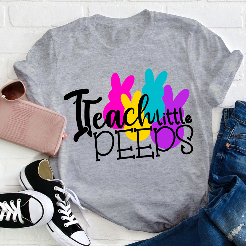 Hip Hop I Teach Little Peeps Teacher T-Shirt