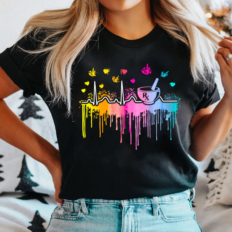 Music Makes Life Beautiful Teacher T-Shirt