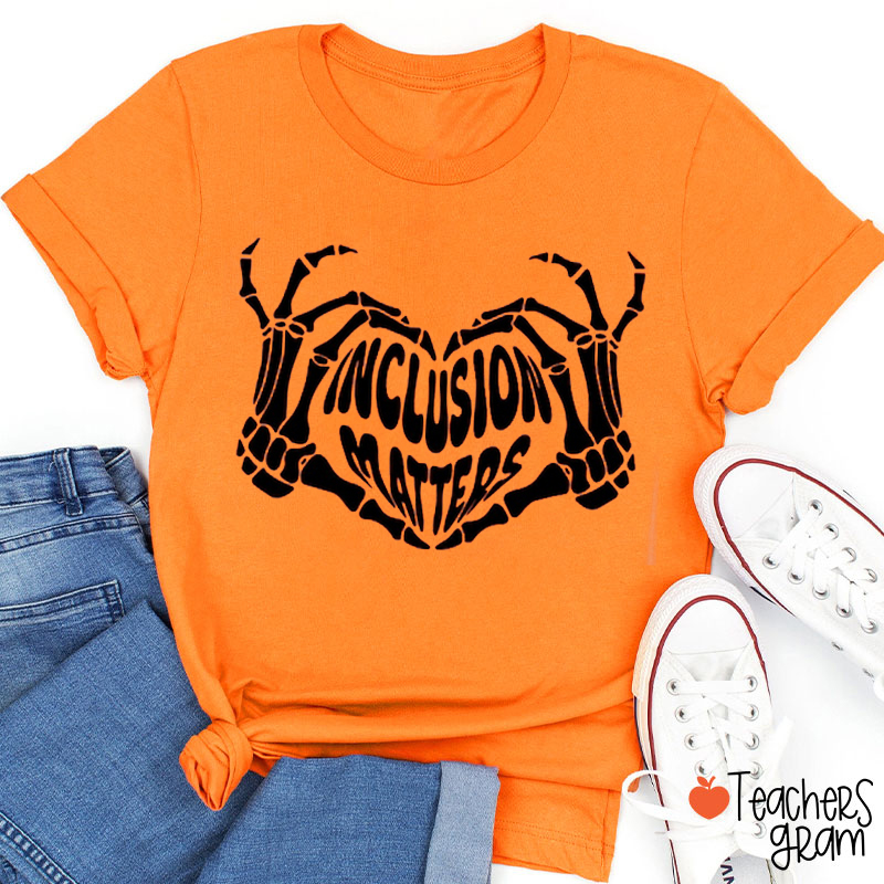 Inclusion Matters Halloween Teacher T-Shirt
