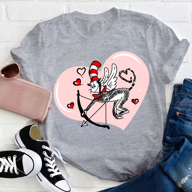 Arrow Of Love Teacher T-Shirt